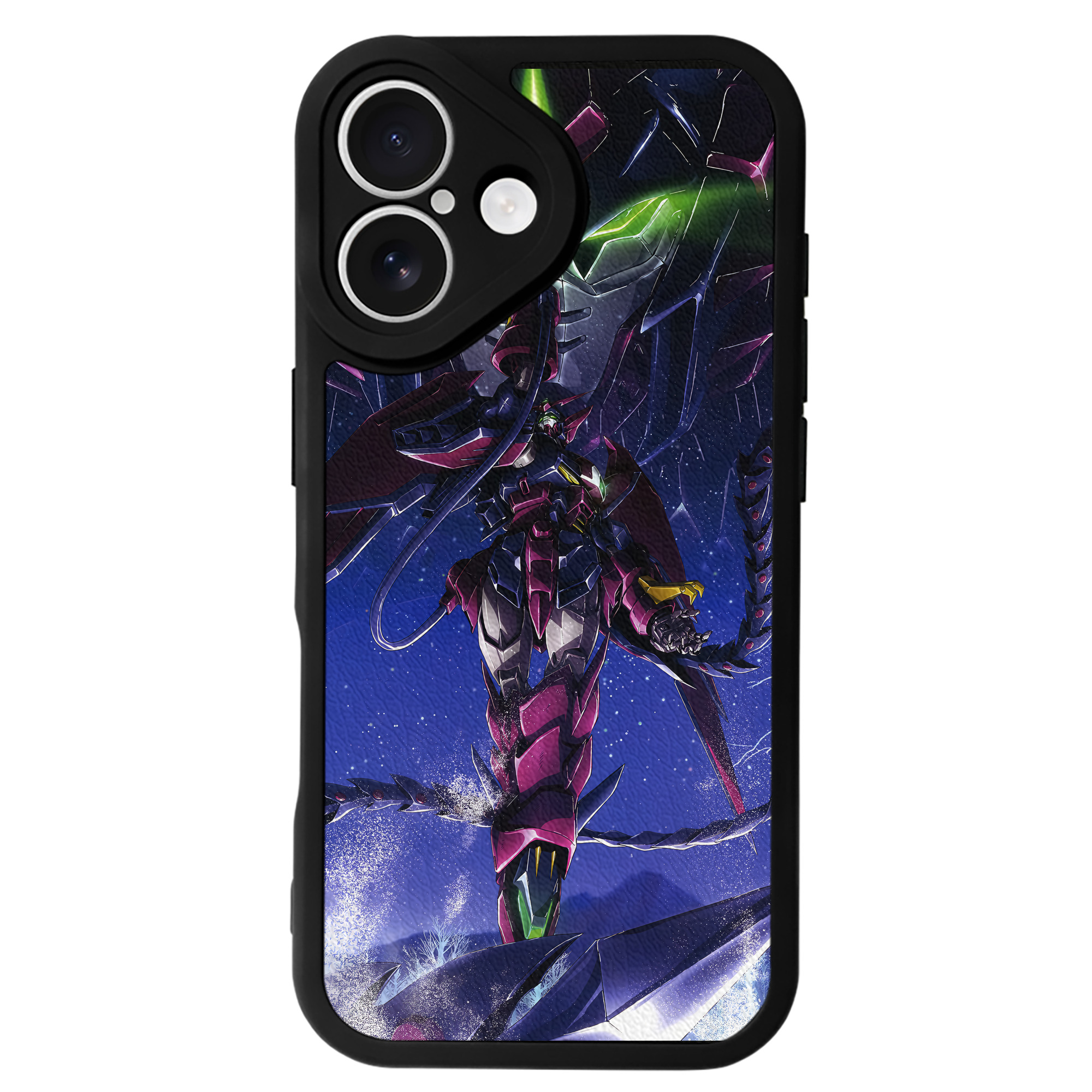 （画像用） 機動戦士ガンダム Mobile Suit Gundam 【iPhone 16シリーズ対応】シリコンスマホケース（レザー調） 材質：シリコン